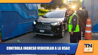 Controla ingreso vehicular a la USAC [upl. by Cate]