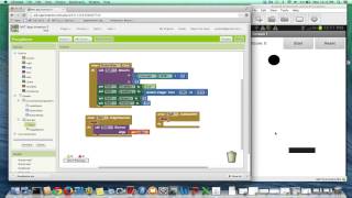 Code quotPongquot with App Inventor 2 p3 [upl. by Ardiedal]