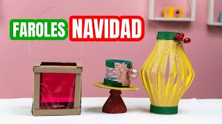 Cómo hacer Faroles Navideños Fáciles DIY [upl. by Merkley]