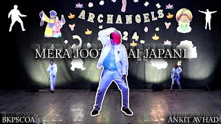 Mera Joota Hai Japani Dance Live Performance  BKPSCOA  Ankit Avhad  Archangels 2024 [upl. by Nehgam]