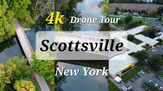 Scottsville NY • 4k Drone Tour [upl. by Teyugn]