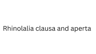 Rhinolalia clausa and aperta Hyponasality and Hypernasalityent important topic for Neetpg  inicet [upl. by Albina]