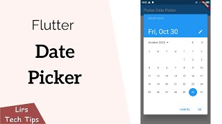 Flutter Date Picker [upl. by Bowler]