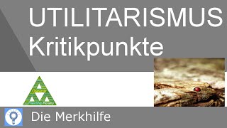 Kritik am Utilitarismus  Kritische Einwände Contras gegen den Utilitarismus  Ethik 19 [upl. by Nick]