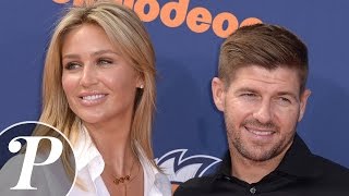 Steven Gerrard et sa sublime Alex Curran aux Kids Choice Sports 2015 [upl. by Allis]