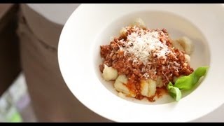 Gnocchi with Quick Meat Sauce  Everyday Food with Sarah Carey [upl. by Nylednarb]