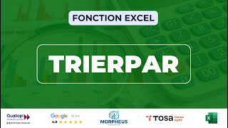 Comment utiliser la fonction TRIERPAR sur Excel [upl. by Pincus]