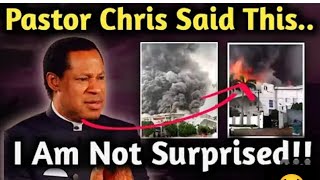 PASTOR CHRIS RESPOND TO THE FIRE OUTBREAK IN CHRIST EMBASSY LAGOS  PASTOR CHRIS OYAKHILOME SPEECH [upl. by Attenej]