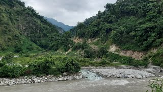 Hydro power house 🏡River Flood Side to plantNepal tourHaiderAliVlogsnature viral [upl. by Darda]