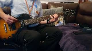 Saltcoats man plays quotCoup De Gracequot by Motörhead rhythm guitar cover motorhead guitarcover [upl. by Leontine]