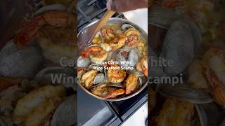 Cajun Garlic White Wine Clam Seafood Scampi cajun garlic pasta seafood shortsvideo shorts fyp [upl. by Cherice]