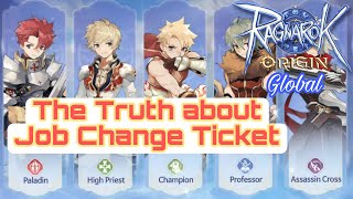 Job Change Ticket Guide Ragnarok Origin Global [upl. by Neyut]