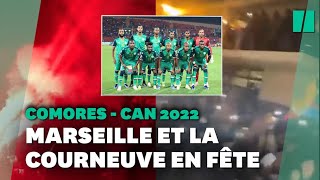 CAN 2022 La Courneuve et Marseille en folie après la qualification des Comores [upl. by Cirdet]