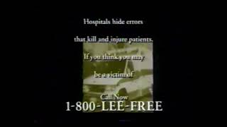 Lee Steinberg Law Just Call Lee Commercial 2002 [upl. by Imekawulo]