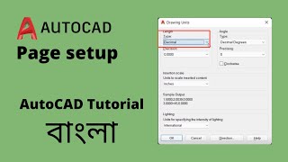 AutoCAD Page Setup  AutoCAD Initial Settings  AutoCAD 2022 Tutorial [upl. by Nedroj280]