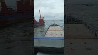 Pulled out ship side port to port at anchorage area [upl. by Gnilyam]