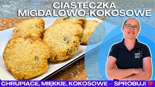 Kasia Gotuje Keto  Ciasteczka migdałowo  kokosowe [upl. by Nylegna]