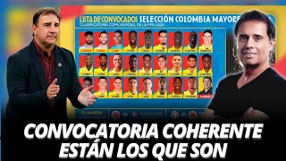 Convocatoria de la Selección Colombia  Convocatoria coherente están los que son [upl. by Galateah685]