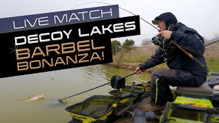 Live Match Fishing Decoy Lakes Barbel Bonanza [upl. by Russ248]