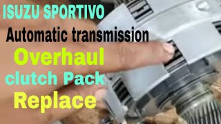 ISUZU SPORTIVO AUTOMATIC TRANSMISSION OVERHAUL [upl. by Rehpinnej]