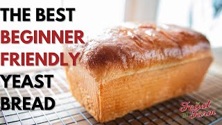 How to make a loaf of bread from scratch Beginner friendly [upl. by Ahsiekan64]