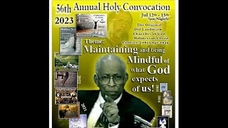 THE ORIGINAL OLD LANDMARK CHURCHES OF GOD HOLINESS IN CHRIST CONVOCATION [upl. by Coshow]