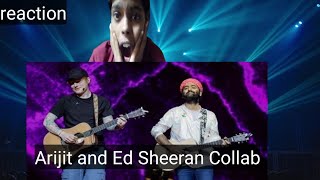 Arijit Singh and Ed Sheeran Collab  London concert  reaction edsheeran arijitsingh [upl. by Gnort]