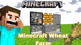 Auto Wheat Farm in Minecraft Bedrock and Java 121 [upl. by Lechner]