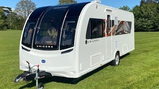 2022 Bailey Unicorn 5 Caravan Range  Seville Vigo Cabrera Madrid Cadiz Pamplona amp Cartagena [upl. by Allicsirp]