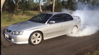 VY SS Holden Commodore burnout [upl. by Dysart]