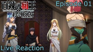 Live Reaction Hyakuren no Haou to Seiyaku no Valkyria Episode 1 [upl. by Maxi]