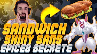 LES MEILLEURS RECETTE DE SANDWICH SHINY SANS EPICE SECRETE DANS POKEMON ECARLATE ET VIOLET EV [upl. by Ahsim250]