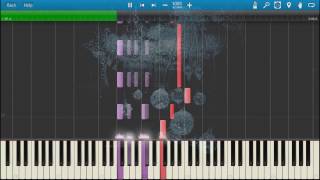 Kashiwa Daisuke  Quartz synthesia  piano tutorial [upl. by Coonan]