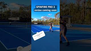 Spinfire Pro 2 Ball Machine Review…Coming Soon tennislife ballmachine tennis tennistime [upl. by Moyna]