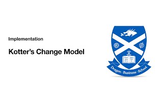 What is Kotter’s EightStage Change Model  Strategic Management [upl. by Mcmahon]