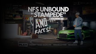 STAMPEDE N RACES  NFS UNBOUND🚨  Amazing Graphics nfsunboundcarsgaminghotpursuitvol8 [upl. by Sirap]