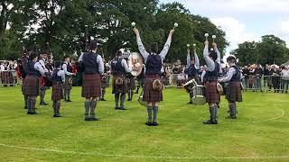 Perth and District Grade 4A  Scottish Pipe Band Championships 2024 Dumbarton [upl. by Inava]