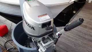 Honda Outboard Motor 8hp 4Stroke Long Shaft [upl. by Minni614]