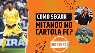 DICAS ANÁLISE E ESCALAÇÃO  RODADA 27  CARTOLA FC 2024  MEMPHIS CAPITÃO [upl. by Arahk326]