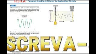 ALBERT EINSTEIN 202501 39 A figura mostra uma corda na qual se propaga uma onda transversal [upl. by Amity]