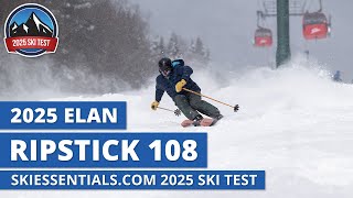 2025 Elan Ripstick 108  SkiEssentialscom Ski Test Review [upl. by Isidora]