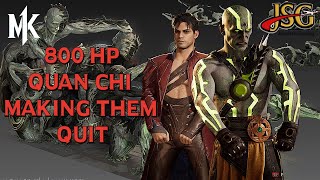 800 Hp Quan CHi making them quit Mortal Kombat 1 “Mavado” gameplay [upl. by Branden]