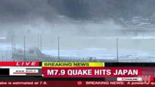 Japan Earthquake 89 Tsunami hits 11 March 2011 [upl. by Zorina]