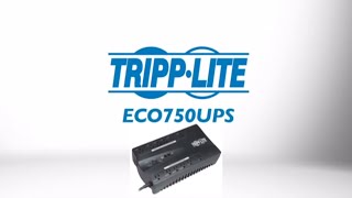 ECO 750VA UPS System by Tripp Lite  ECO750UPS [upl. by Koehler]