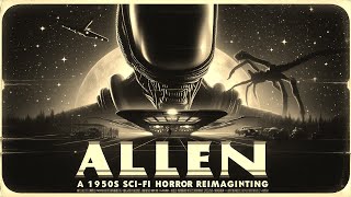 ALIEN A 1950s SciFi Horror Reimagining – Terror in Space [upl. by Parthen]