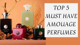 Top 5 Must Have Amouage Fragrances  Splash Fragrance India [upl. by Ynnub972]