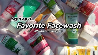 Top 3 Best and Affordable Facewash  Affordable skincare products  Winter selfcare  Honest Review [upl. by Nodnrb428]