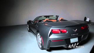 GM Design Director defends 2014 Corvette Stingray tail lights  Video Interview [upl. by Yeliw960]