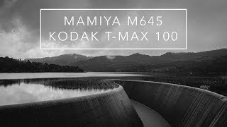 Mamiya M645  Kodak TMax 100  Lower Nihotupu Dam  4K [upl. by Nodnorb536]