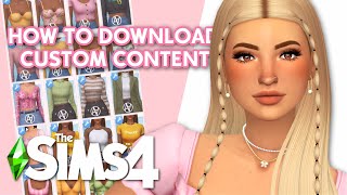 HOW TO DOWNLOAD amp INSTALL CUSTOM CONTENT FOR SIMS 4 🤍 [upl. by Mcgraw]